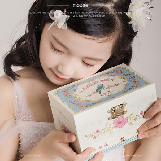 mobee儿童八音盒收纳首饰礼盒音乐盒 商品图4