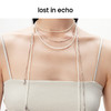 lost in echo设计师品牌气质轻奢高级感双流苏三层流线项链锁骨链 商品缩略图1