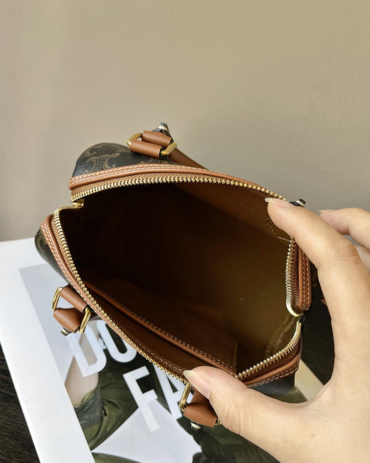 单品包邮 THS 7.29-无 塞林家 大牛工厂 标志性印花波士顿包 CQ1272 商品图8