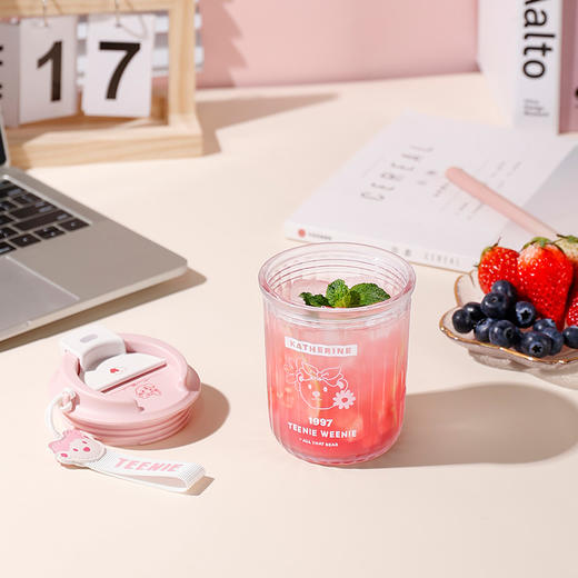 TeenieWeenie梦幻假日咖啡杯子高颜值新款便携塑料tritan随行夏季水杯 商品图6