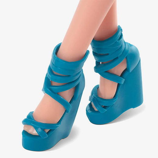 芭比娃娃HJW80芭比色彩典藏系列之红发潮流 商品图5