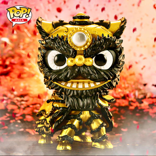 Funko POP! Asia China Traditions- Wu Shi（Black & Gold） 亚洲系列 黑金舞狮 夏日限定款 公仔手办摆件 73667 商品图1