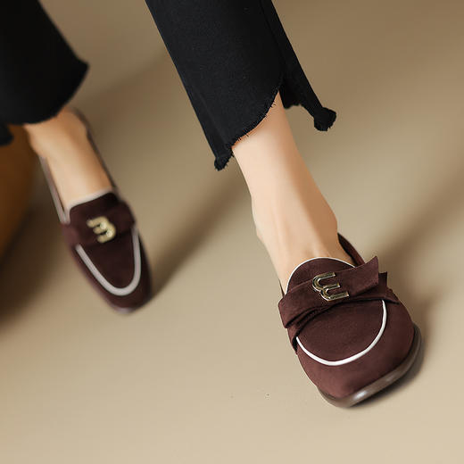 秋季新款，羊反绒乐福鞋单鞋HCY-3724 商品图2