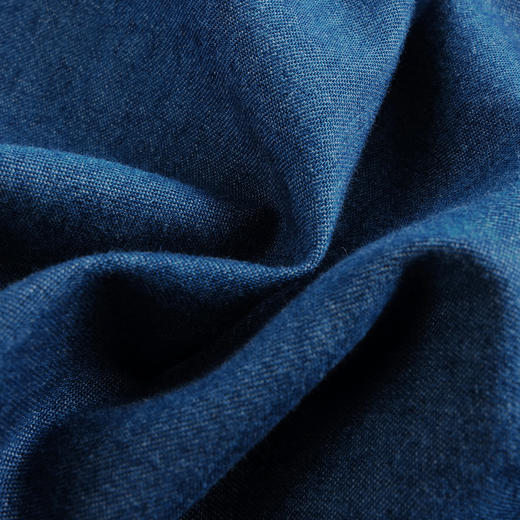 【马克珍妮 芦芙】秋装新款花边翻领纯棉牛仔衬衫 231570 商品图4