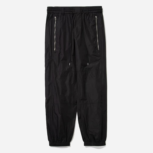 EMPORIO ARMANI 阿玛尼 男士金属徽标休闲裤 黑色 6R1PP1 1NAVZ 0999 商品图0