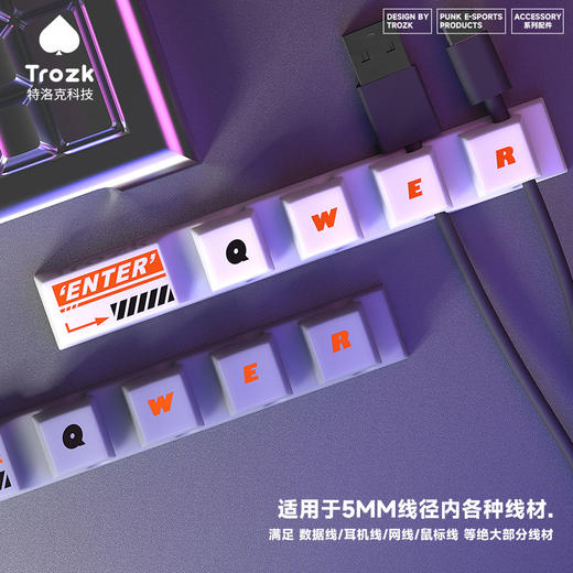 Trozk/特洛克 桌面理线器 固定器收纳车载集线器 商品图2