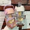 「三款配色」水杯女生颜值便携式咖啡吸管杯夏季新款带茶隔学生可爱杯子餐饮用具 商品缩略图1