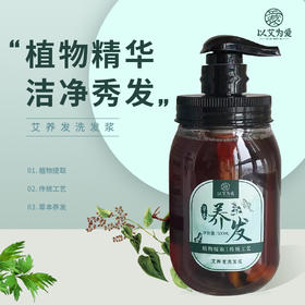 以艾为爱 艾养发洗发浆 500ml