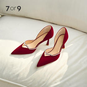 7or9婚鞋 - 空气棉高跟鞋霞光