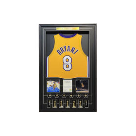 收藏系列 科比 湖人队8号黄色 亲笔签名球衣