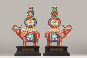 《伟大时刻》铜雕景泰蓝·金钻计时仪