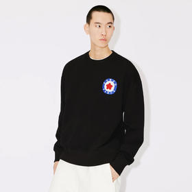 KENZO 高田贤三 男士“KENZO TARGET”徽标印花运动卫衣 黑色 FD65 SW073 4MF 99J