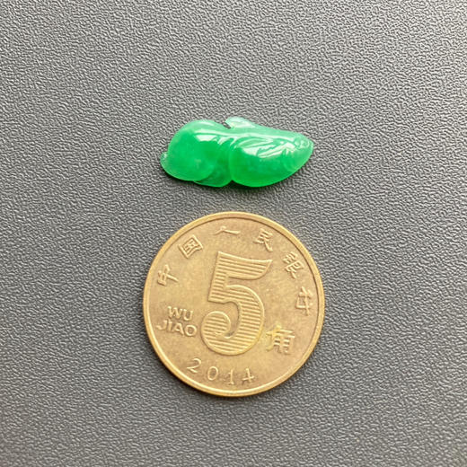 冰种阳绿翡翠金鱼金玉满堂 商品图2