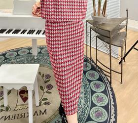 臣禾千鸟格长半裙K221037902【奥莱】