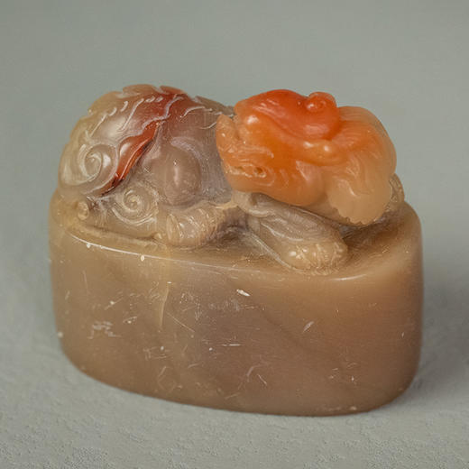 清 芙蓉石兽钮印章 商品图3