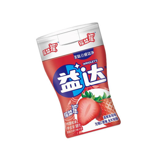 益达无糖口香糖木糖醇草莓味 56g 商品图4