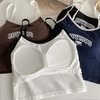【美式复古！一体式字母吊带抹胸内衣】舒适亲肤，柔软透气，穿上火辣性感，百搭好看，固定杯内搭聚拢外穿百搭裹胸女士 商品缩略图3