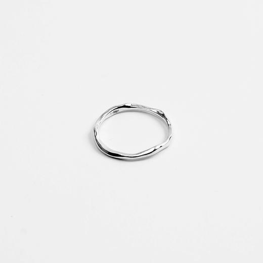 EnSage Slim Ring 925银 日本手工 素圈戒指 不规则 商品图0