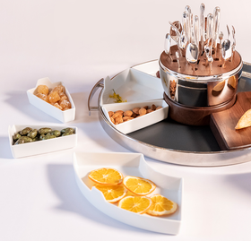 CHRISTOFLE MOOD昆庭心境蛋西餐餐具刀叉套装刀叉勺小食盘送礼