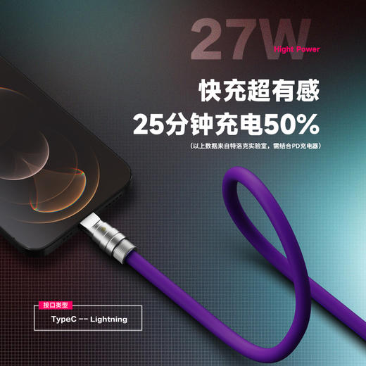 Trozk/特洛克 苹果数据线27W快充线 商品图1
