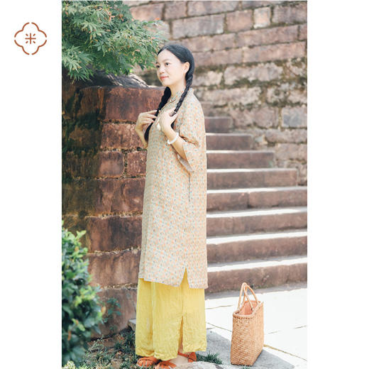 米马设计 人间有味是清欢 日常穿的宽松旗袍裙 商品图2