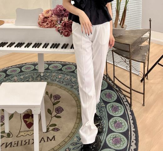 M2臣禾白色直筒长裤9211062976【奥莱】 商品图1