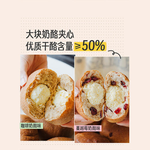 【下单即送！榛子黑巧/奇亚籽麦片】王饱饱全麦捏捏包全家福 全麦松软早餐欧包 上班族学生党宝妈便携面包代餐食品 商品图1