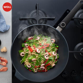 WOLL德国制造不粘炒锅钻石系列32cm进口炒锅大口径少油烟家用炒菜锅 商品图0