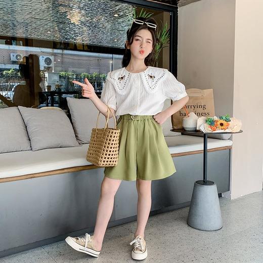 女童夏装套装2023新款洋气时髦童装女大童儿童夏季两件套女孩衣服 商品图1