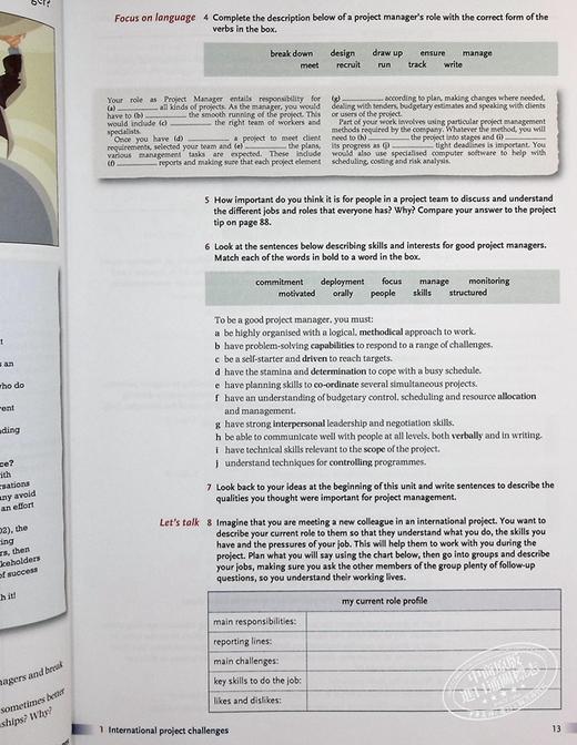 【中商原版】Managing Projects Coursebook International Management English国际管理英语系列：项目管理B2-C1级课本教材 商品图7