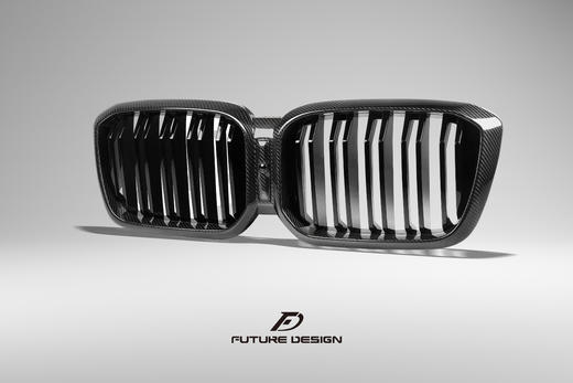 BMW 宝马 G01 X3 / F97 X3M LCI 高品质碳纤维双线中网 商品图2