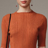 TANGY Collection天意高定2023秋季新品商场同款染秋系列女士中袖针织衫 商品缩略图3