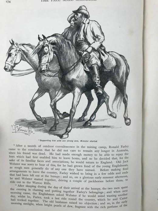 1897年5-8月 帕尔玛杂志 数百幅插图 漆布精装18开 商品图13