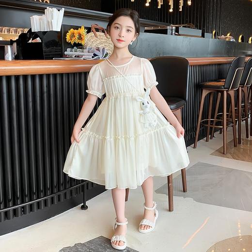 女童清凉雪纺连衣裙夏天2023新款夏季童装女孩公主裙薄款儿童裙子 商品图3