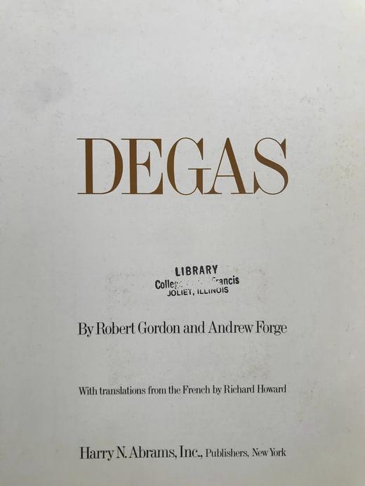 德加画集 324幅插图（121幅彩色） 精装大16开 商品图2