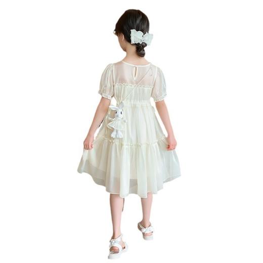 女童清凉雪纺连衣裙夏天2023新款夏季童装女孩公主裙薄款儿童裙子 商品图4