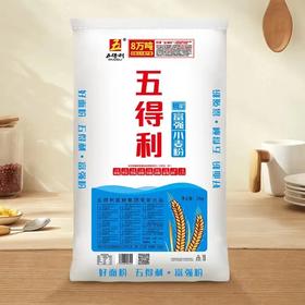 【QT】五得利  三星  高筋富强粉  25KG/袋  6934468006424