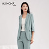 【积分兑换】阿菁娜质地轻薄醋酸纤维浅绿色西装外套A27C108060 商品缩略图2
