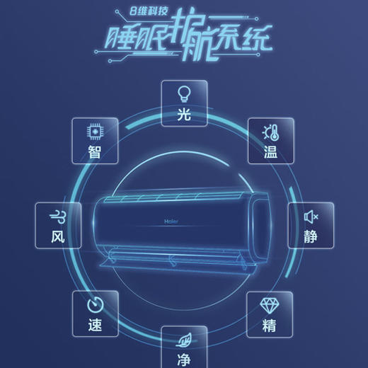 海尔（Haier）空调 KFR-26GW/B1KMC81U1 静悦 商品图2