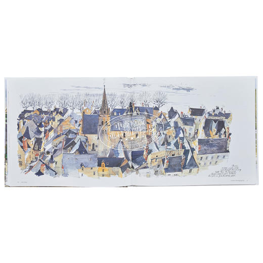 预售 【中商原版】Loire Valley sketchbook 进口艺术 卢瓦尔河谷速写本 商品图6
