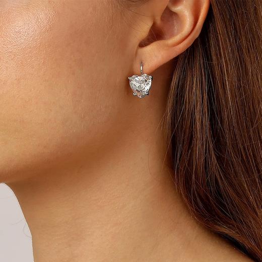 订购4周到｜Dyrberg Kern-Adora-透明色 耳环（银色）［丹麦设计师］ 商品图1