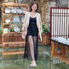 SAINT L’UCK/圣媛女装 优雅网纱压褶半身裙SA320B56 商品缩略图0