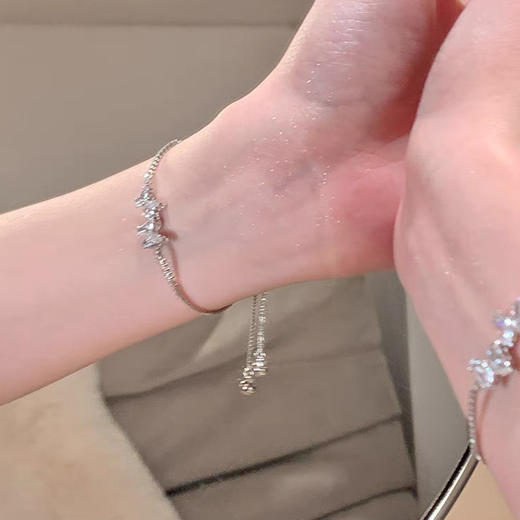 小众ins风设计轻奢蝴蝶抽拉手链女款夏季高级感精致时尚百搭手饰 商品图1