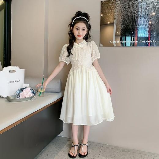女童汉服连衣裙夏装2023新款童装夏季女孩公主裙儿童中国风旗袍裙 商品图3