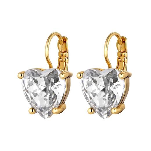 订购4周到｜Dyrberg Kern-Adora-透明色 耳环（金色）［丹麦设计师］ 商品图0