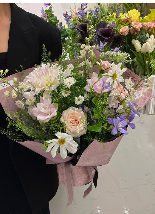 B2【热卖】乌梅子酱色系包装纸-梦幻紫（10张/包） 商品图7