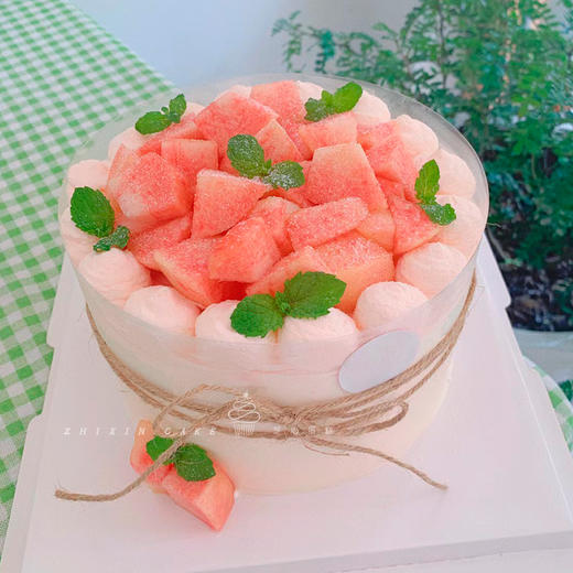 【粉恋蜜桃】“桃”不掉，就吃掉 动物奶油 蛋糕 商品图0