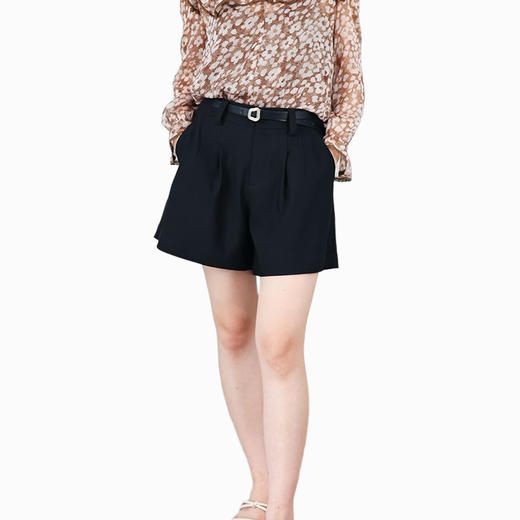 oldcolour2022秋商场同款复古文艺百搭休闲宽松西装短裤O31071160 商品图4