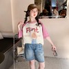 女童夏装短袖T恤纯棉2023新款洋气童装儿童夏季上衣女大童半袖潮 商品缩略图1