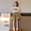 女童夏装短袖套装2023新款网红洋气童装夏季短裤两件套儿童衣服夏 商品缩略图1